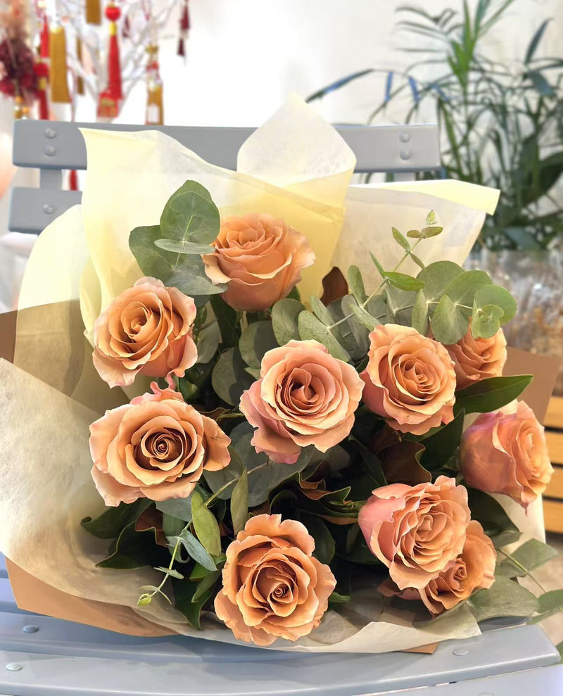 V'Day - Color Rose Bouquets