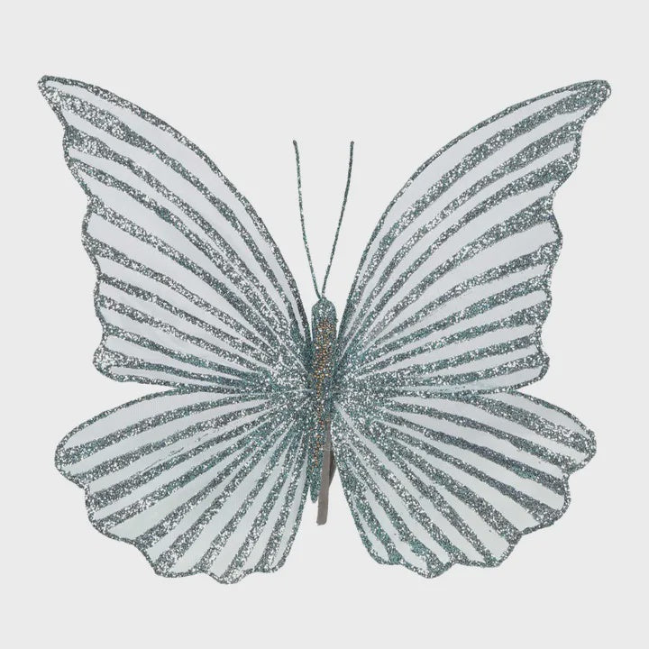 Sera Clip on Butterfly Small Blue