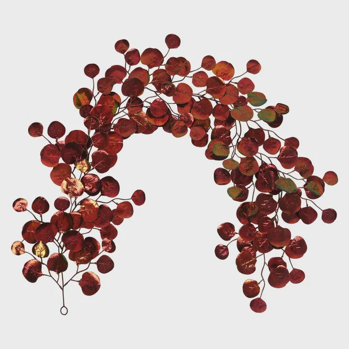 Voltan Metallic Eucalyptus Garland Bronze
