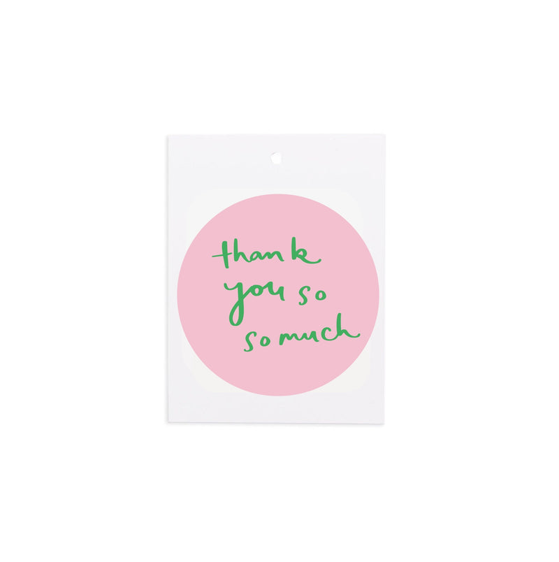 Gift Tag - Pink Thank You