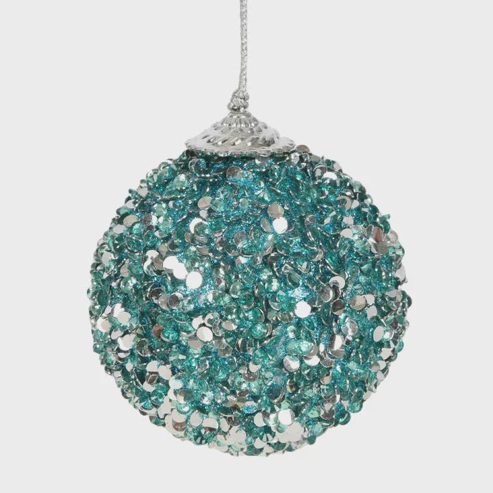 Disco Glam Shining Bauble Light Green
