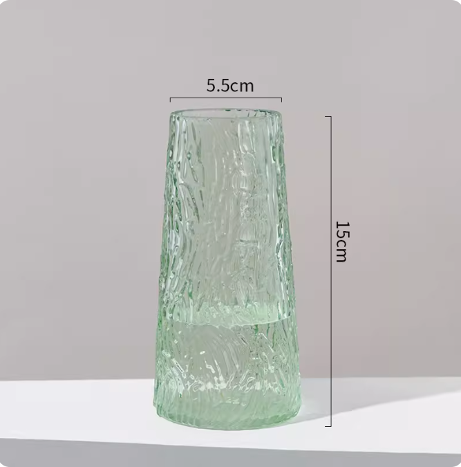 Green Glass Vase