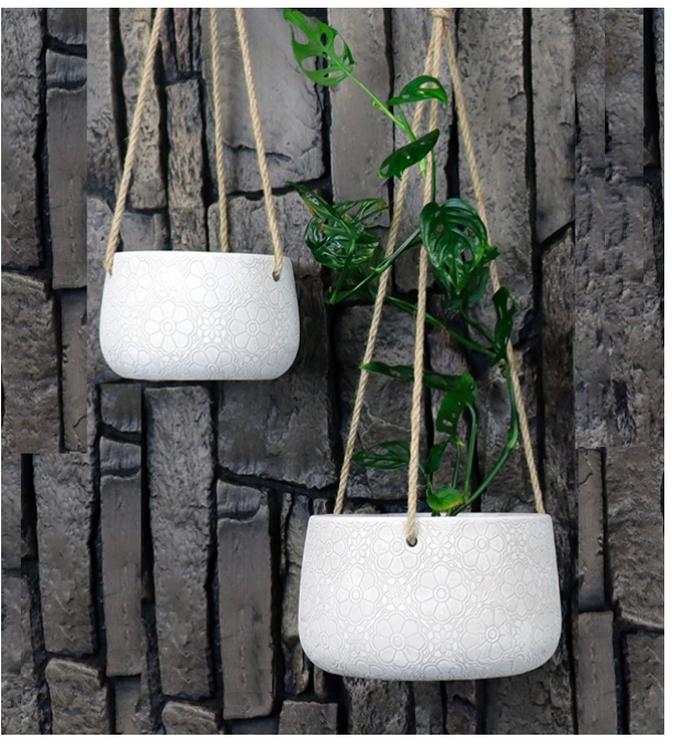 HANGING DAISY POT