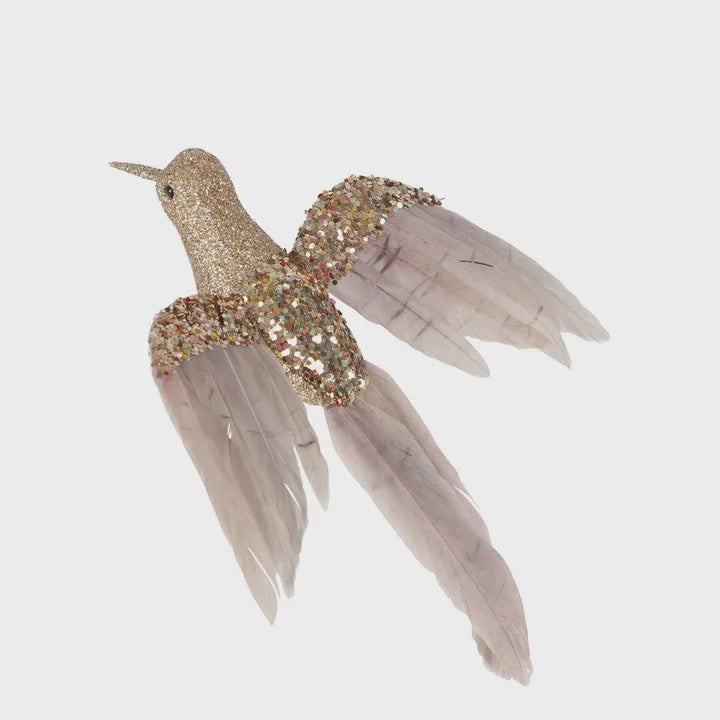 Hess Clip on Hummingbird Gold